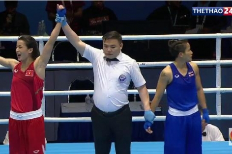 Video SEA Games 28: Lê Thị Bằng 3-0 Peamwilai (Thái Lan) - Tứ kết boxing nữ