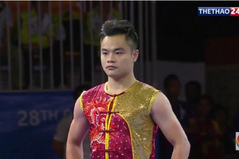 Video SEA Games 28: Bài thi Nam quyền của Phạm Quốc Khánh (Wushu)