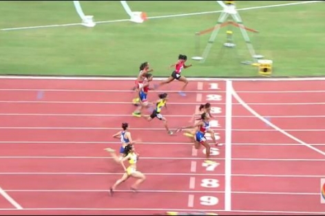 Video SEA Games 28: Chung kết nội dung chạy 100m nữ