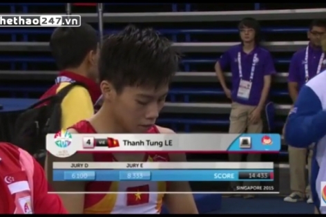 Video SEA Games 28: Chung kết TDDC tự do - Lê Thanh Tùng