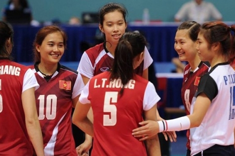 Bóng chuyền nữ Việt Nam khởi đầu thuận lợi tại SEA Games 28