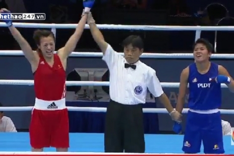 Video SEA Games 28: Nguyễn Thị Yến mang về tấm HCV Boxing hạng cân 51kg
