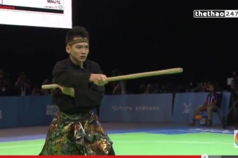 Video SEA Games 28: HCV nội dung biểu diễn Pencak Silat - Hoàng Quang Trung