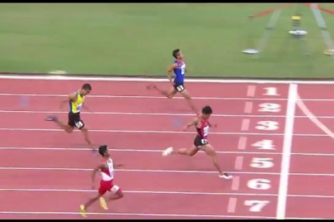 Video SEA Games 28: Vòng loại chạy 200m nam - Lê Trọng Hinh