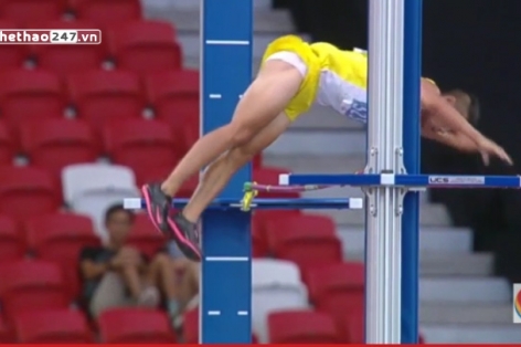 Video SEA Games 28: Nhảy sào nam - Nguyễn Văn Huệ (10 môn phối hợp)