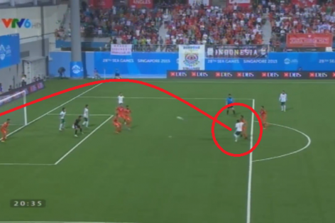 Video SEA Games 28: Bàn mở tỷ số của các cầu thủ U23 Indonesia