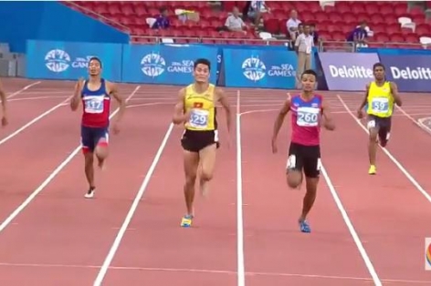 Video SEA Games 28: Chung kết nội dung chạy 400m nam