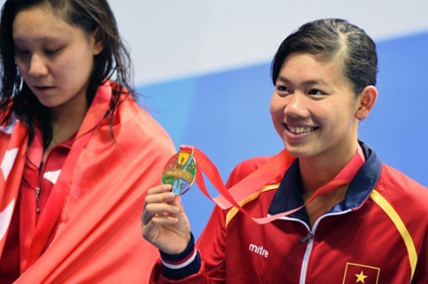 Ánh Viên nói gì về thành tích chung cuộc tại SEA Games 28?