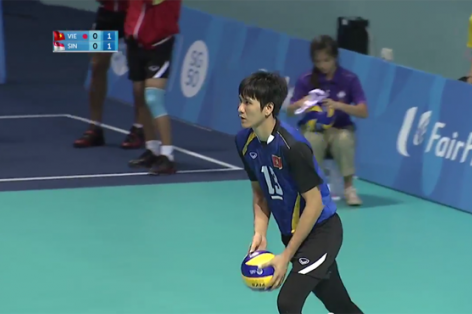 Video bóng chuyền nam SEA Games 28: Việt Nam - Singapore