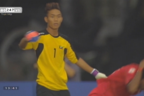 VIDEO: 2 tình huống 'ám sát' đồng đội của các cầu thủ Myanmar