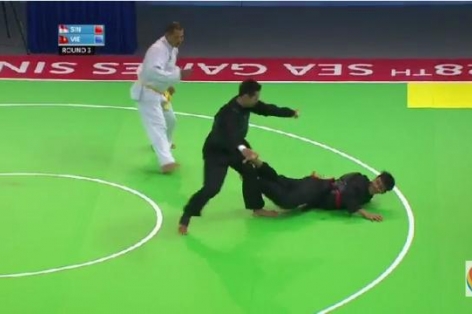 Video SEA Games 28: Chung kết pencak silat hạng 75kg nam