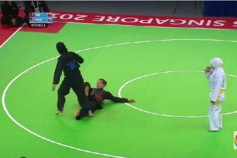 Video SEA Games 28: Chung kết pencak silat hạng cân 70kg nữ
