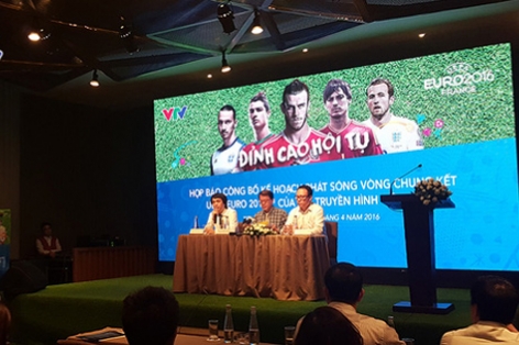 VTV phát sóng toàn bộ 51 trận đấu tại EURO 2016