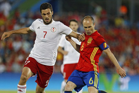 ĐT Tây Ban Nha thua sốc trước ngày khai màn EURO 2016