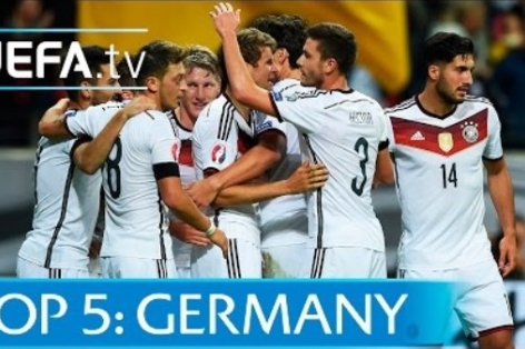 VIDEO: Top 5 bàn thắng đẹp của tuyển Đức tại vòng loại Euro 2016