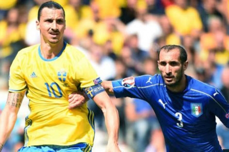 Ibrahimovic phủ nhận rắc rối với Chiellini bằng phát ngôn gây sốc