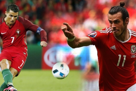 EURO 2016: Sự đối nghịch giữa Ronaldo và Bale