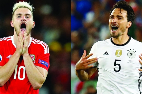 Nhật ký EURO 2016 ngày 6/7: Wales và Đức mất cầu thủ quan trọng