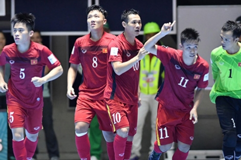 Chùm ảnh Futsal Việt Nam tạo kỳ tích đầu tiên tại World Cup