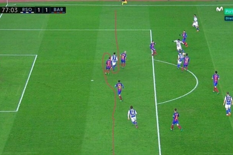 VIDEO: Trọng tài giúp Barca thoát thua trước Real Sociedad