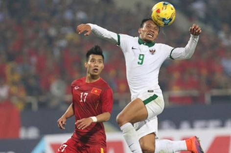 Văn Thanh đá hay nhất trong trận hòa của Việt Nam trước Indonesia