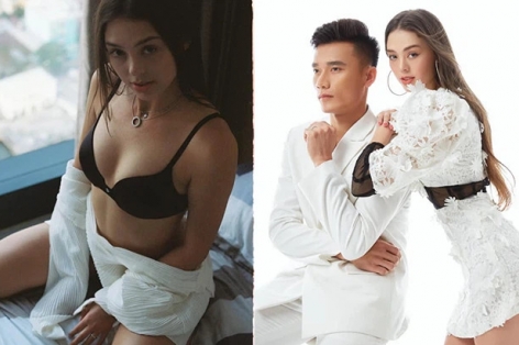 Bạn gái Bùi Tiến Dũng diện '2 mảnh' khoe đường cong nóng bỏng