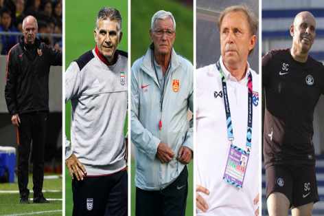 Top 5 HLV đẳng cấp thế giới cần chứng minh năng lực ở Asian Cup 2019