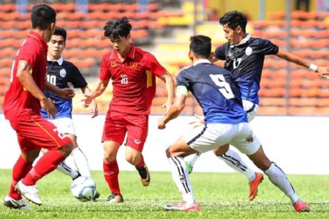 Hai tuyển thủ Việt Nam chấn thương trận gặp U22 Campuchia