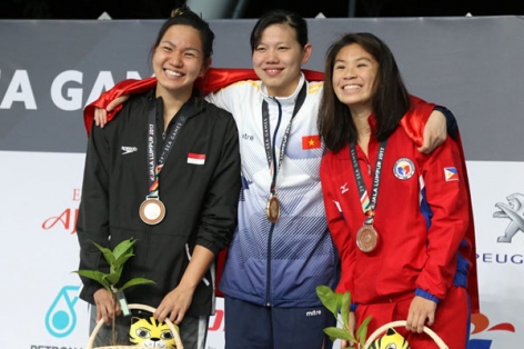 Bảng tổng sắp huy chương SEA Games 29 ngày 23/8