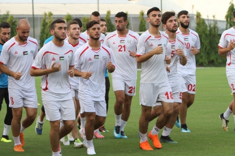 U23 Palestine phô diễn lợi thế trong buổi tập đầu tại Việt Nam