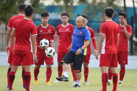 Olympic Việt Nam tập kín trước trận gặp Hàn Quốc