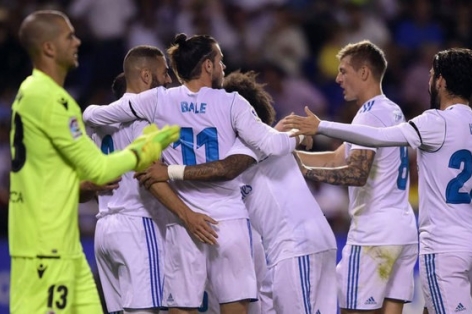 Bale nổ súng, Real thắng tưng bừng ngày ra quân