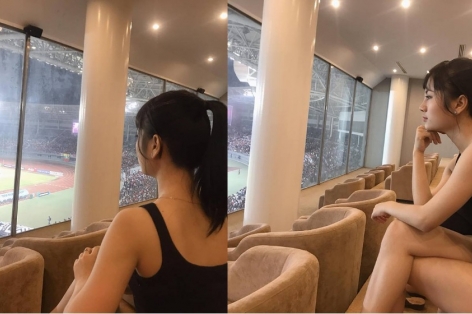 Ngắm nhan sắc của nữ CĐV bí ẩn hot nhất AFF Cup 2018