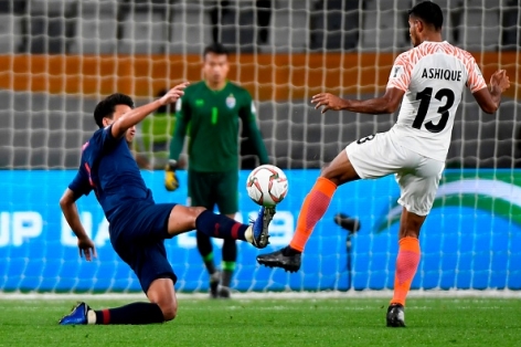 Báo Thái Lan: 'Chúng tôi bị Ấn Độ làm nhục tại Asian Cup'