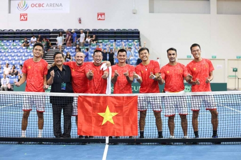 Việt Nam đăng cai Davis Cup khu vực Châu Á - Thái Bình Dương