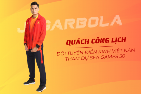 Hot boy Điền kinh Quách Công Lịch toả sáng trong trang phục SEA Games 30