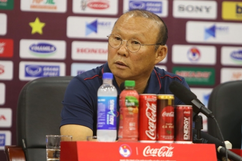 HLV Park Hang Seo: 'SEA Games còn dài lắm, mới 1 trận thôi'
