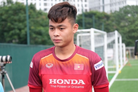Đức Chiến: 'Mục tiêu của U23 Việt Nam là thủng lưới ít nhất có thể'