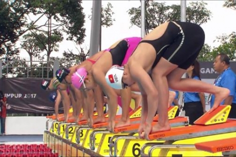 VIDEO: Ánh Viên cán đích đầu tiên ở VL nội dung 200m tự do 