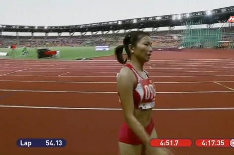 VIDEO: Nguyễn Thị Oanh giành HCV 1500m nữ điền kinh SEA Games 30