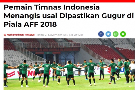 Báo Indonesia: 'Trò bật khóc, thầy xin lỗi NHM'