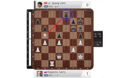 Ván thua không tưởng của Lê Quang Liêm trước Vua cờ Garry Kasparov