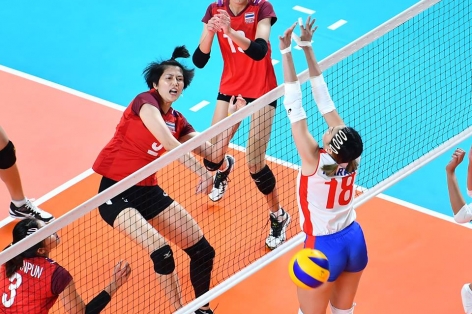 ASIAD 2018: Bóng chuyền nữ Thái Lan thắng áp đảo Philippines