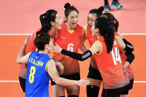 Tuyển VN cán đích hạng 6 tại ASIAD ở môn bóng chuyền nữ
