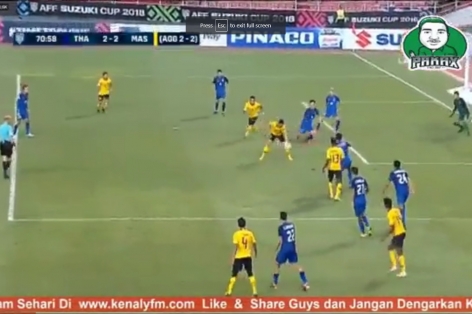 VIDEO: Malaysia tiếp tục gây bất ngờ khi cân bằng tỉ số 2 đều