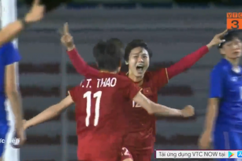 VIDEO: Bàn thắng 'vàng' của Hải Yến vào lưới Thái Lan