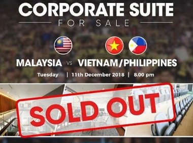 Cháy vé trận chung kết lượt đi Malaysia vs Việt Nam