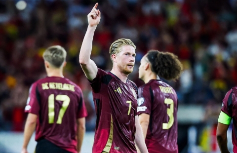 De Bruyne tỏa sáng, Bỉ đại thắng 6-0 tại vòng loại World Cup