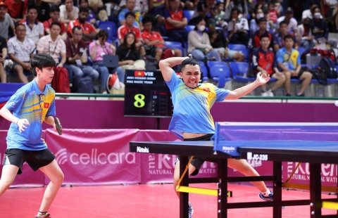 Anh Hoàng – Mai Ngọc viết lại lịch sử bóng bàn Việt Nam sau 26 năm