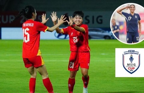 CĐV Thái Lan phấn khích sau chiến thắng 6 sao của ĐT nữ Việt Nam